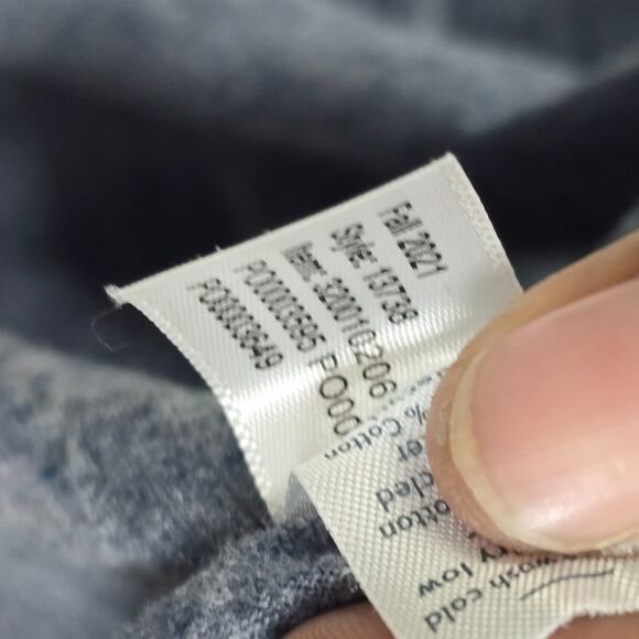 Marine Layer Men's Re-Spun Henley Long Sleeve Shirt Size Large Blue Slub - Picture 5 of 9